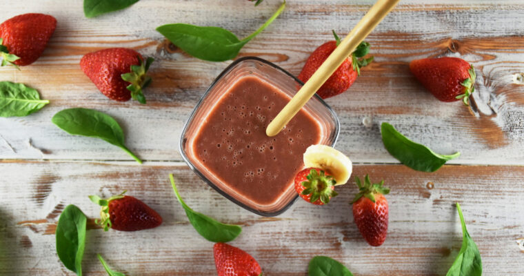 Smoothie time – Strawberry and Banana